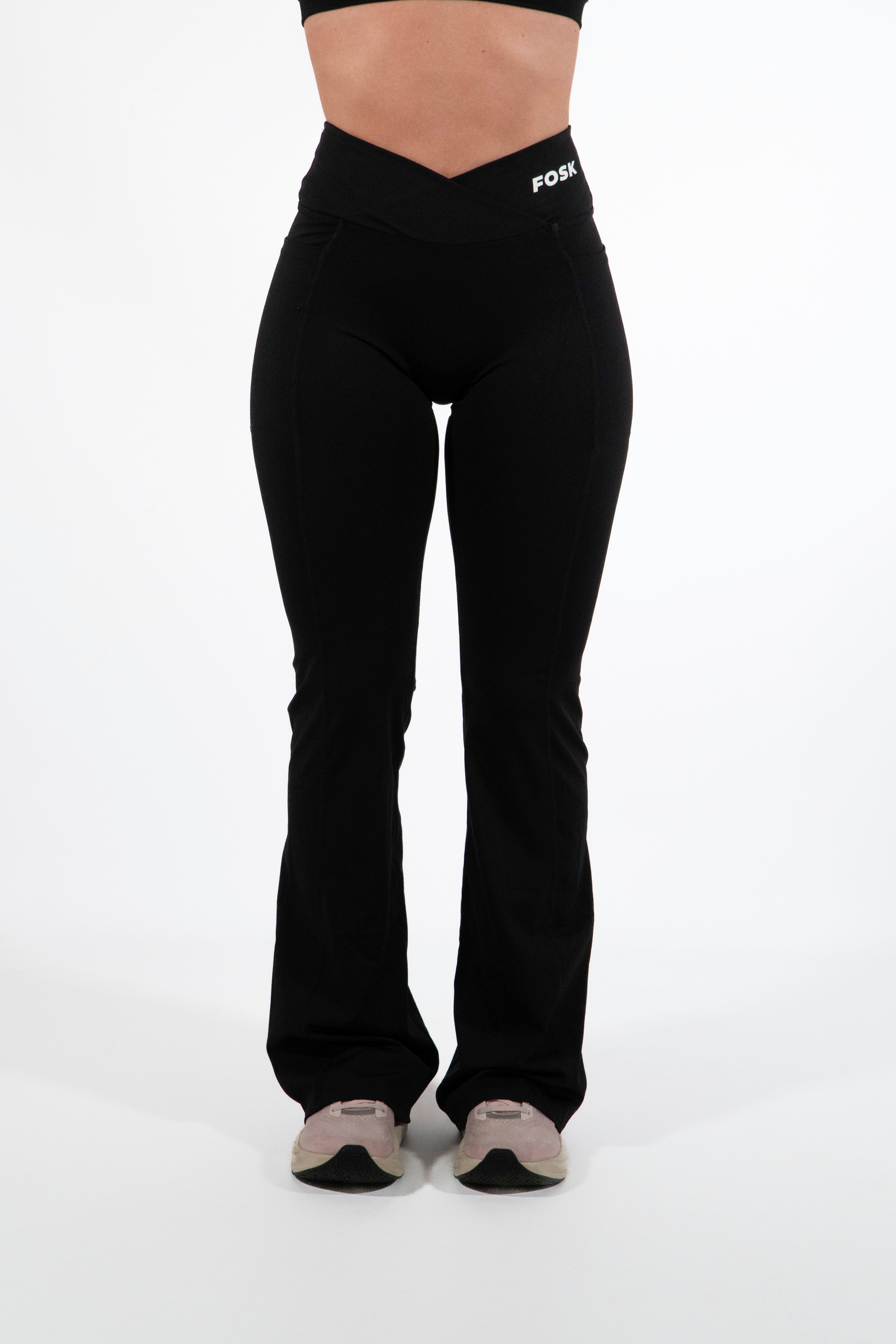 Lace Up Leggins BLACK
