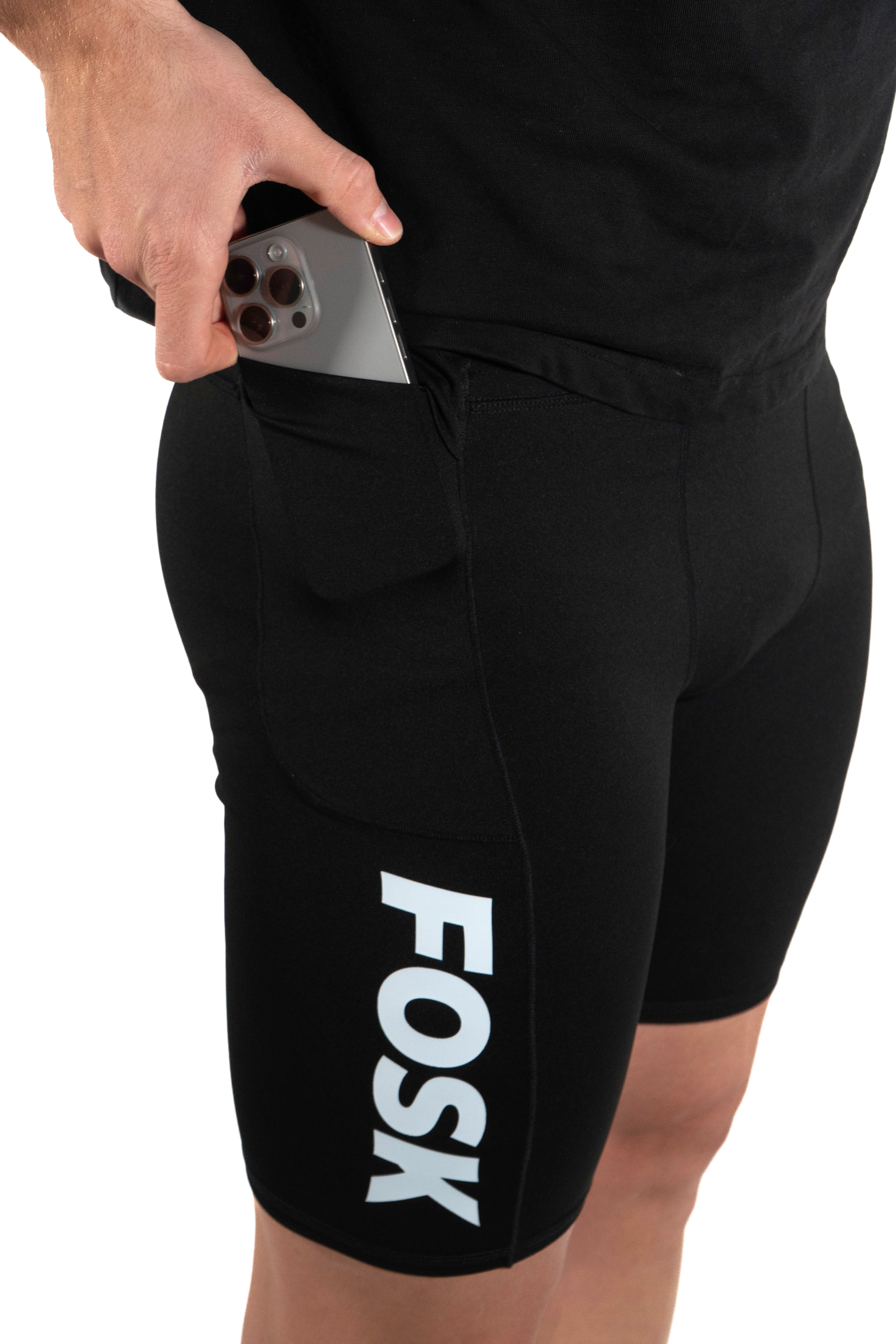 Short Running Pro Man BLACK