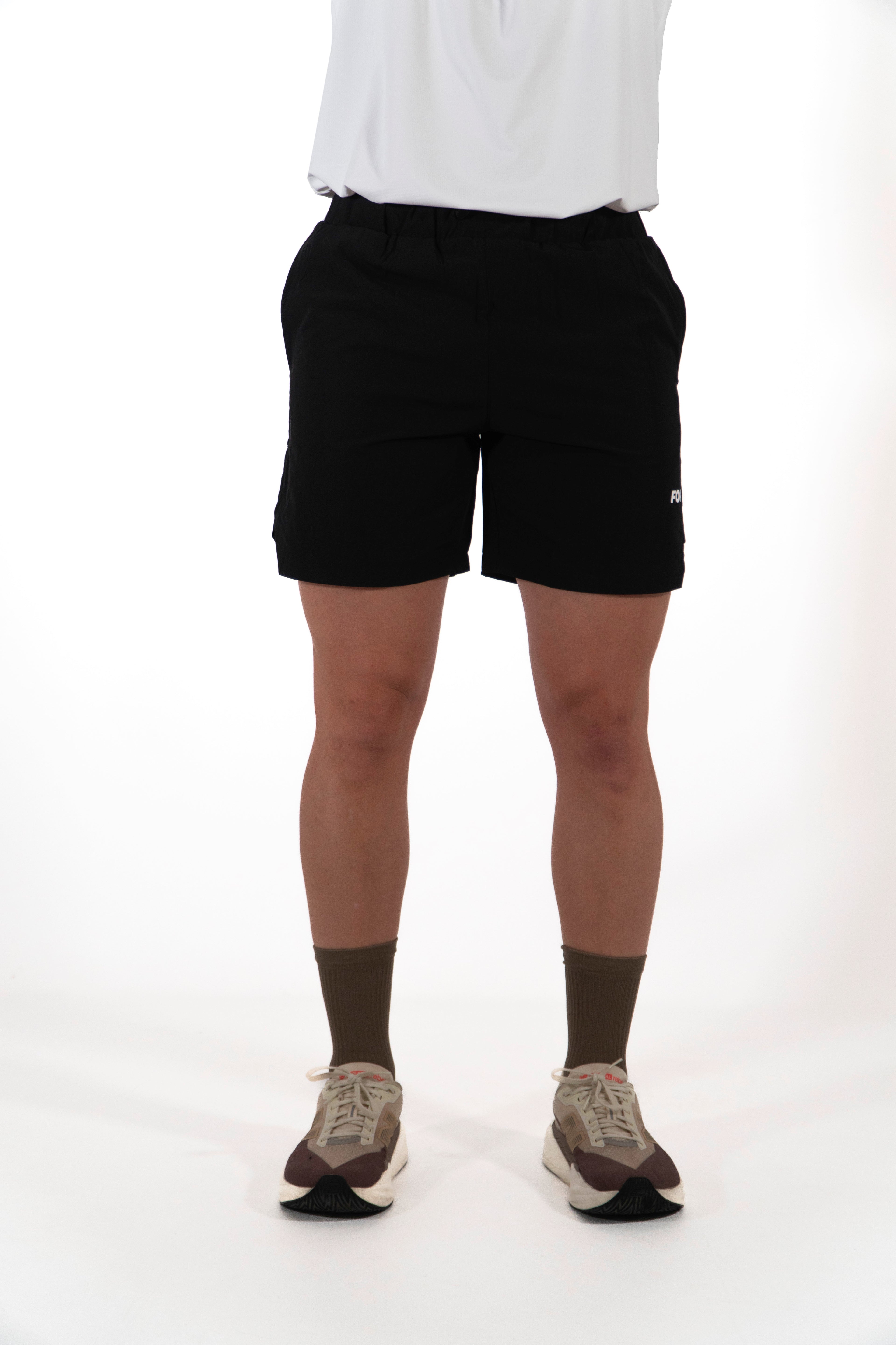 Fitted Shorts - BLACK