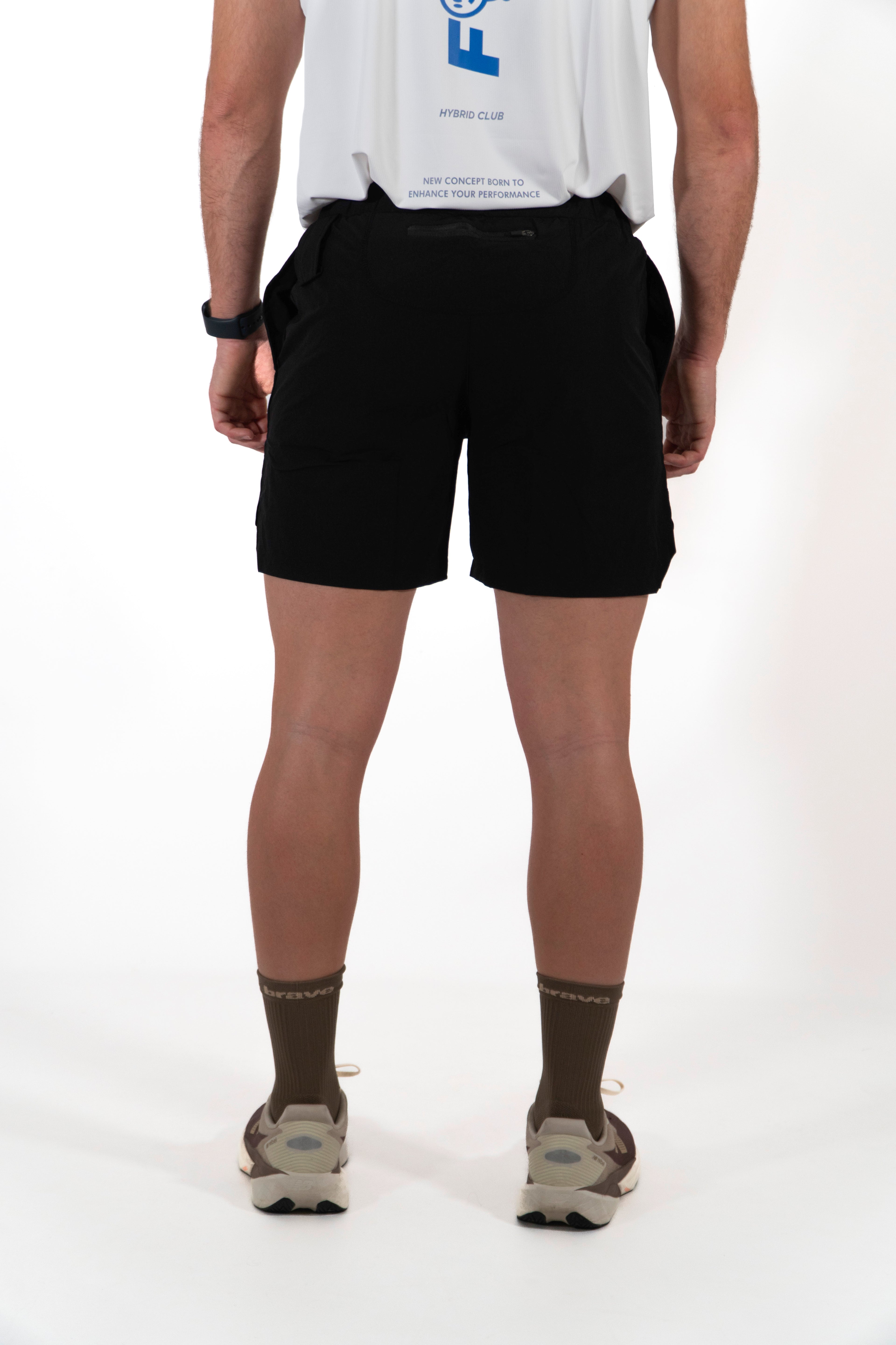 Fitted Shorts - BLACK