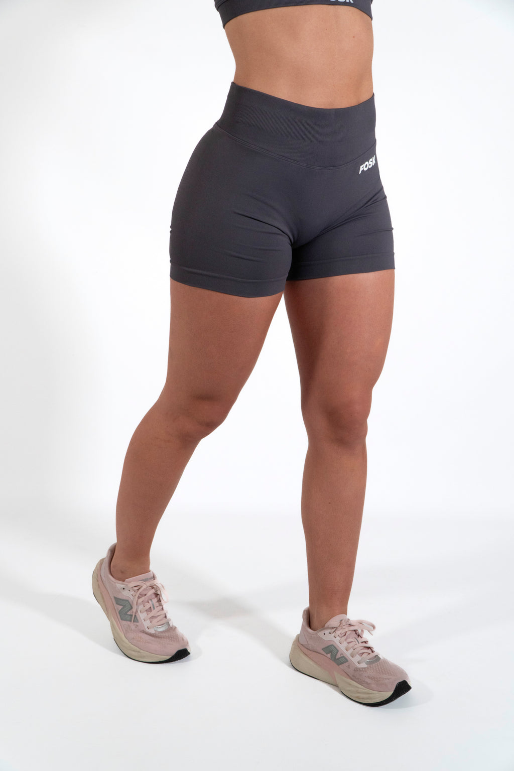 Short Leggins - LAVENDER GREY