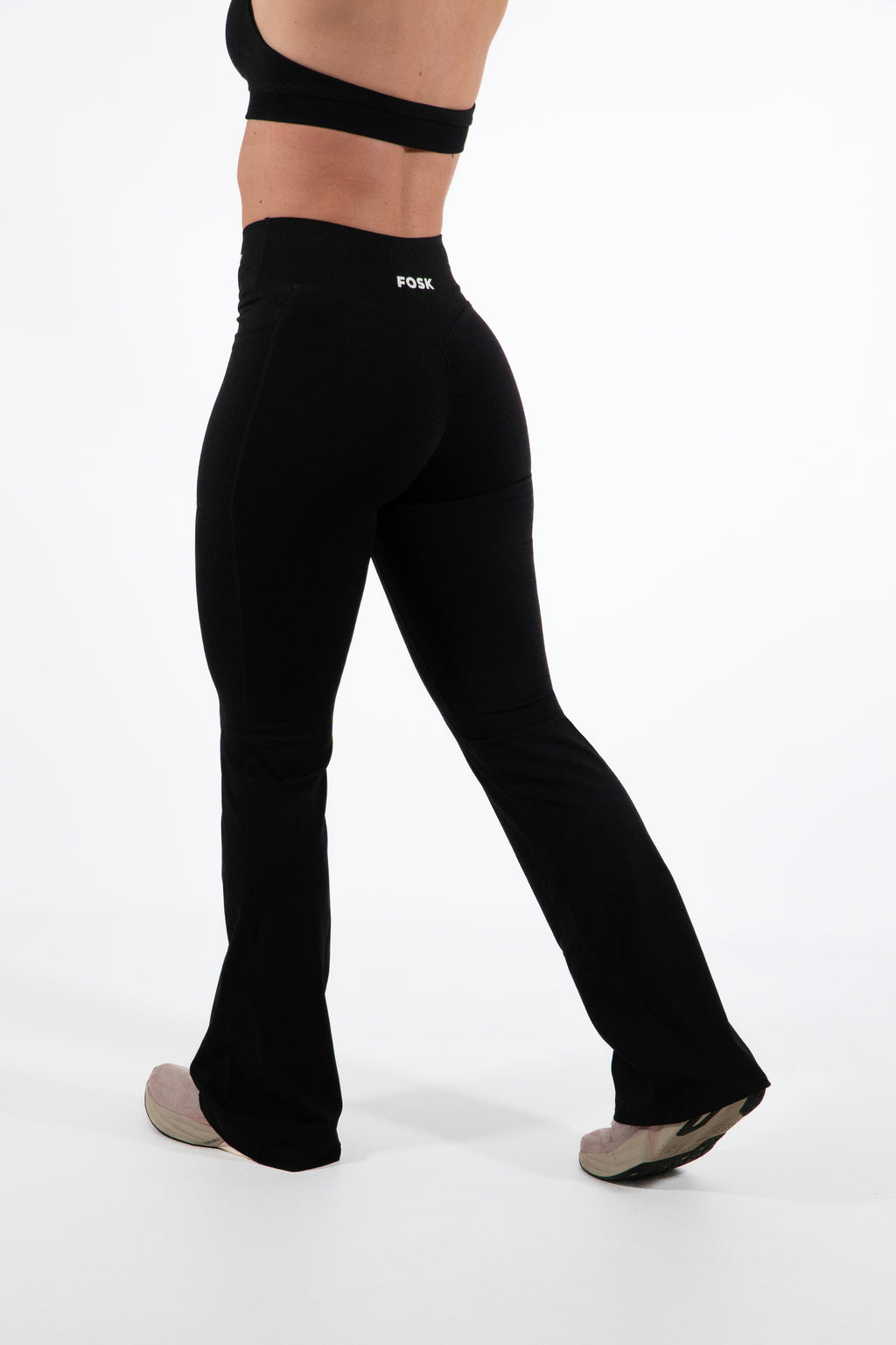 Lace Up Leggins - BLACK