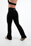 Lace Up Leggins - BLACK